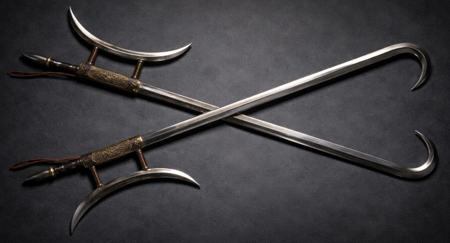 Chinese Hook Swords: History, Techniques, and Real Twin Hook Weapons