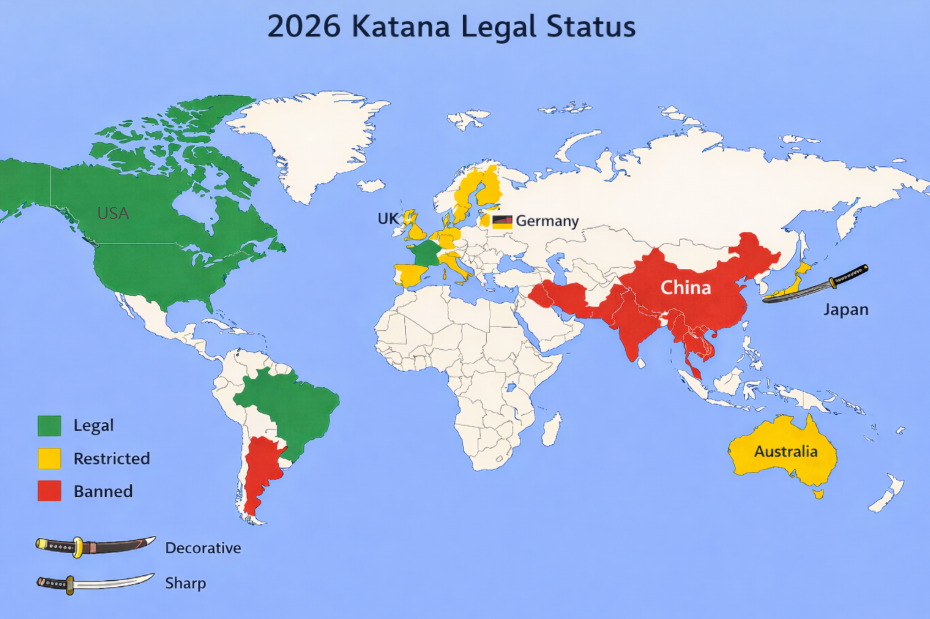 Is a Katana Legal in 2026 Global Laws Ownership Import Guide