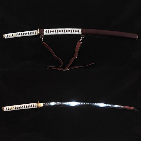 1095 folded steel blade of Michonne katana sword