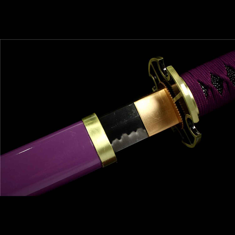 One Piece Nidai Kitetsu Katana Sword – Handmade 1045 Steel Full Tang A 