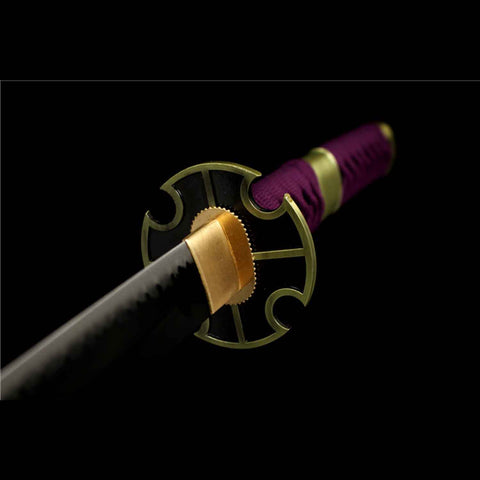 anime Nidai Kitetsu katana sword sharp blade close up