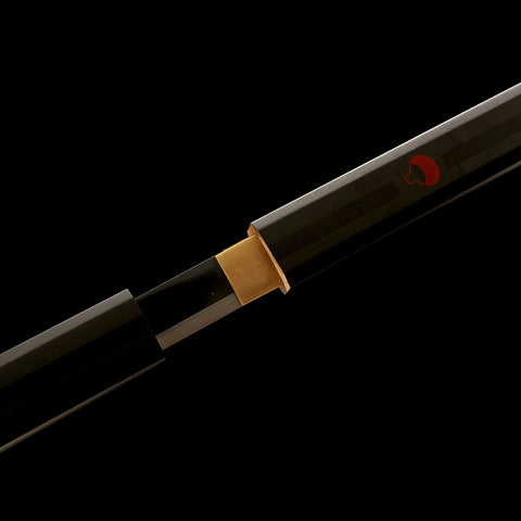 Anime style Naruto Sasuke Kusanagi katana black blade