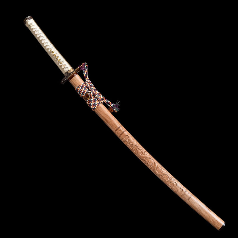 T10 Dragon Scale Katana – Hand Forged Clay Tempered Sword 