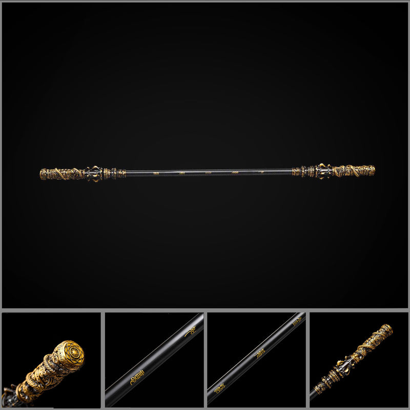 Black Myth Wukong Jingu Bang Staff Replica 180cm Sun Wukong 