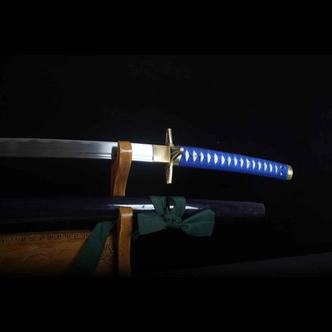 Bleach Hyourinmaru katana sword side profile 1060 steel blade