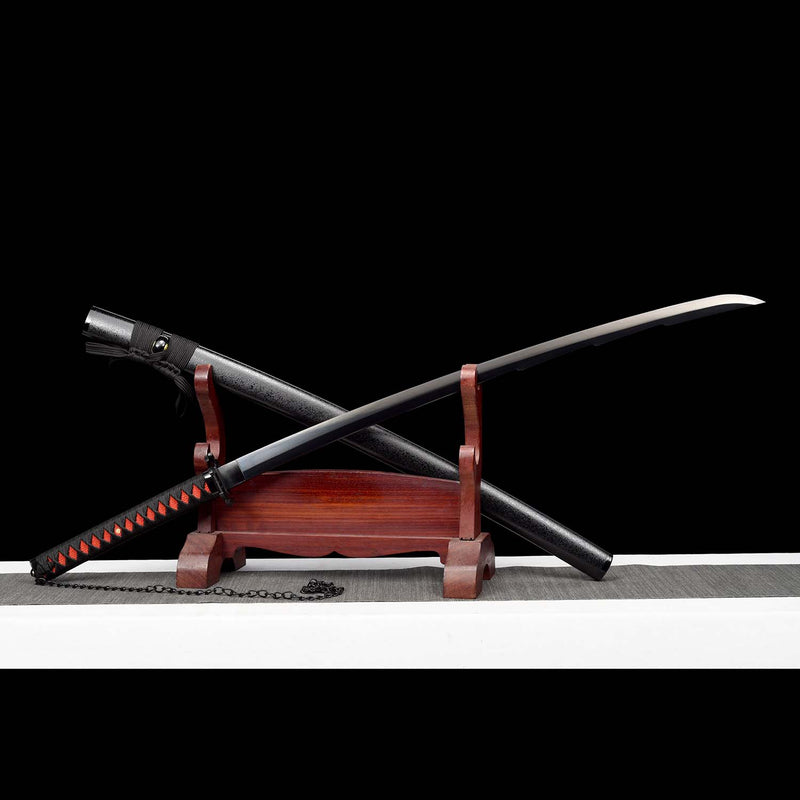 Bleach Ichigo Kurosaki Bankai Sword Set 3PCS – Tensa Zangetsu Katana Replica 