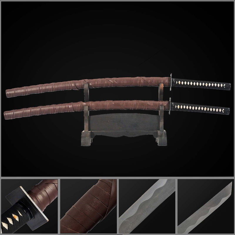 Deadpool Double Katana Sword Set – Hand Forged Marvel Replica 