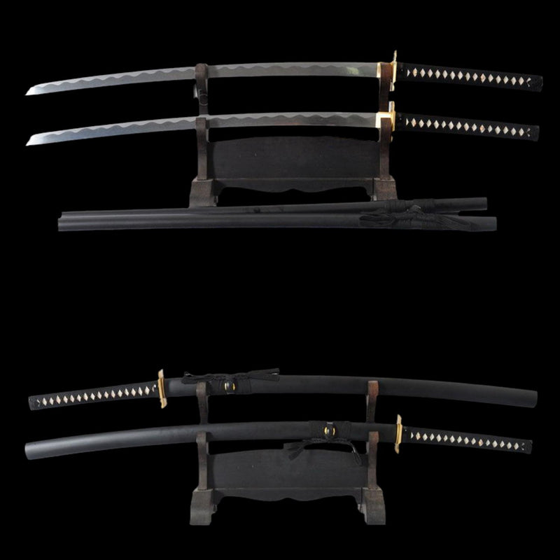 Deadpool Double Swords Replica Hand Forged Folded Steel Twin Katana 