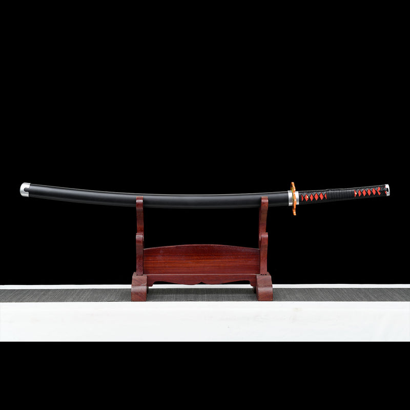 Demon Slayer Tanjiro Kamado Black Nichirin Sword – 3rd Gen 1095 Katana 