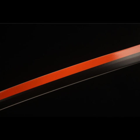 1045 carbon steel blade detail of Demon Slayer Mitsuri Kanroji katana