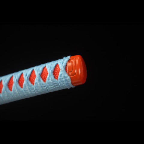 Tsuka handle detail of Demon Slayer Mitsuri Kanroji Nichirin Katana sword
