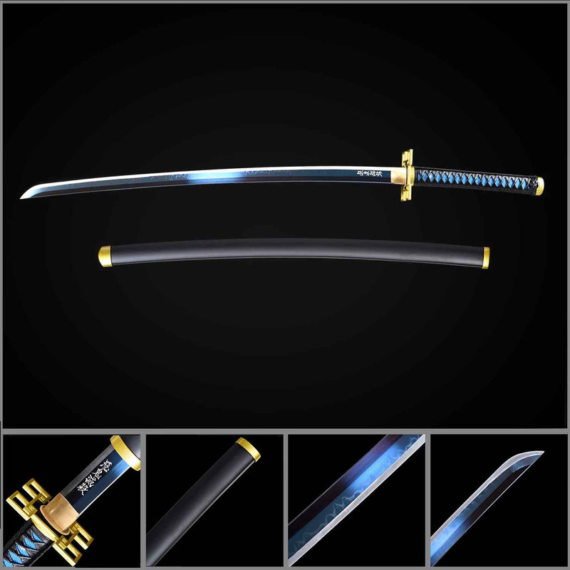 Demon Slayer Muichiro Tokito Katana Sword Hand Forged T10 Steel 
