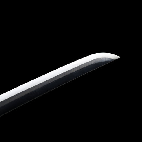 Kissaki tip detail of Demon Slayer Shinobu Kocho Nichirin katana sword