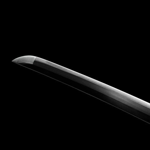 Katana tip detail of Tanjiro Nichirin sword anime replica