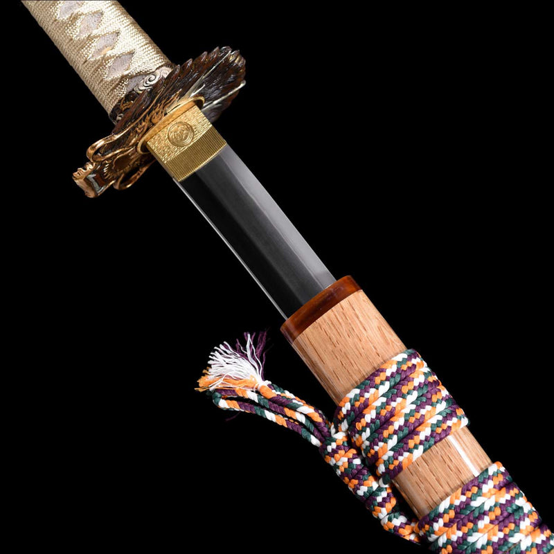 T10 Dragon Scale Katana – Hand Forged Clay Tempered Sword 