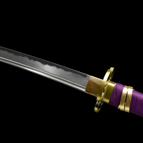 1095 high carbon steel blade of Zoro Enma Katana anime sword