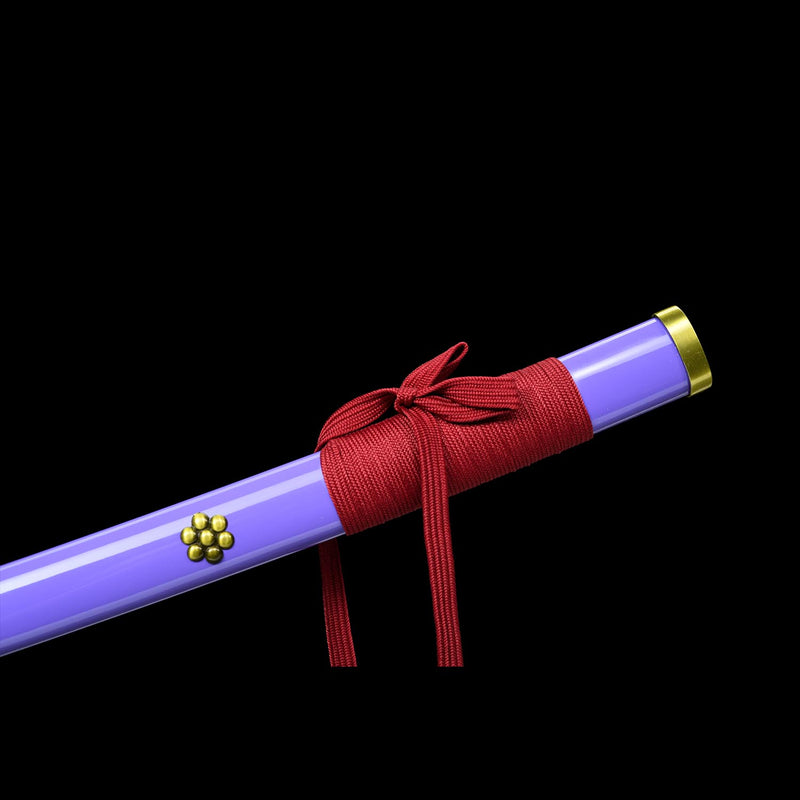 Roronoa Zoro Enma Katana Sword One Piece Purple Blade 1095 Steel 