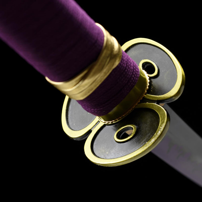 Roronoa Zoro Enma Katana Sword One Piece Purple Blade 1095 Steel 
