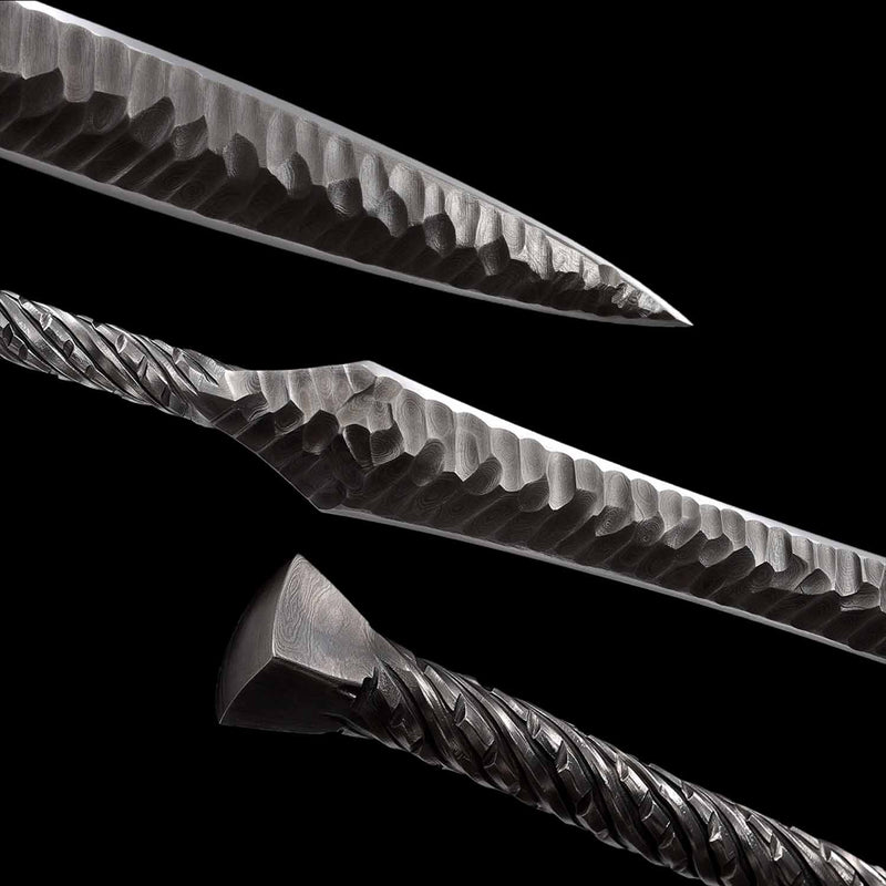 Hand Forged European Spear Sword – Folded Steel Full Tang 