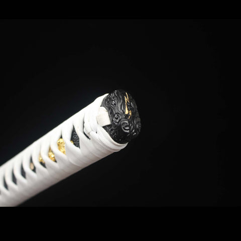 faux rayskin handle detail ghost of tsushima short katana