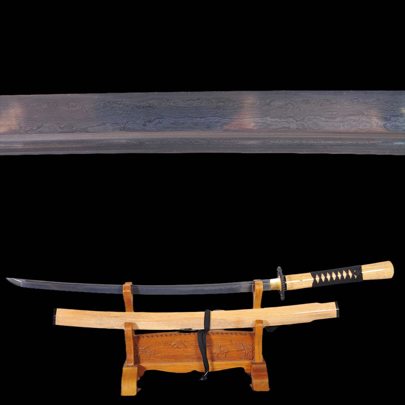 47 Ronin Tengu Katana Sword Hand Forged Folded Steel Movie Replica 