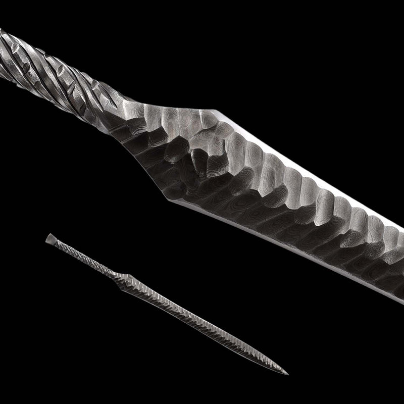 Hand Forged European Spear Sword – Folded Steel Full Tang 