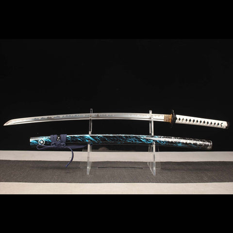 full tang Ghost of Tsushima katana sword durable construction