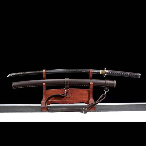 Full tang construction of Hattori Hanzo Katana Sword ensuring balance and durability