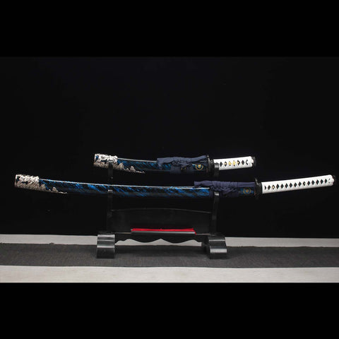 full tang samurai sword construction Ghost of Tsushima katana