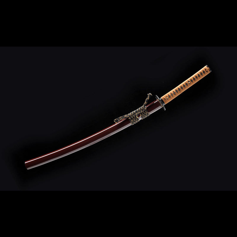 Deadpool Wakizashi Sword Hand Forged 1095 High Carbon Steel Samurai Blade 