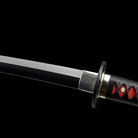 genuine rayskin handle tanjiro nichirin sword katana