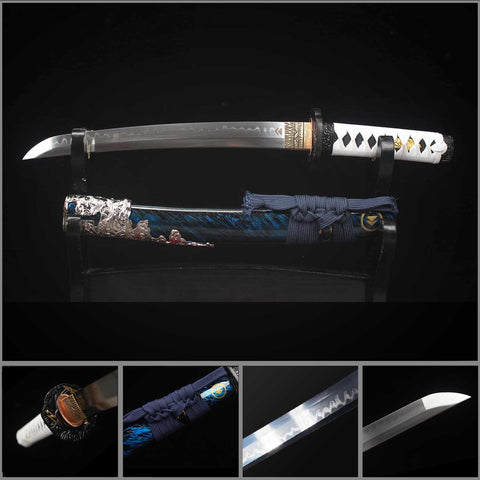 Ghost of Tsushima short katana sword battle ready T10 steel replica
