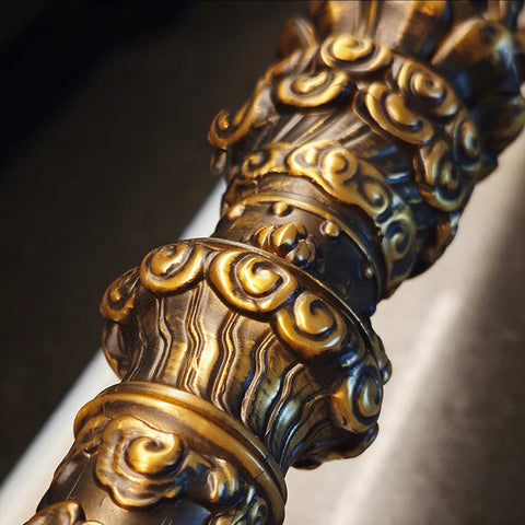 Goku Power Pole replica staff studio photography detail