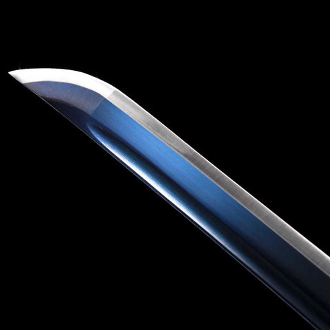 Hand forged blade craftsmanship on Muichiro Tokito Nichirin Sword