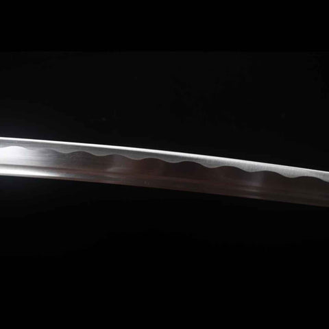 hand forged Hyourinmaru anime katana blade close up
