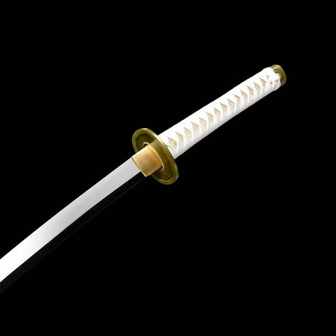 Hand forged Japanese anime katana inspired by Wado Ichimonji