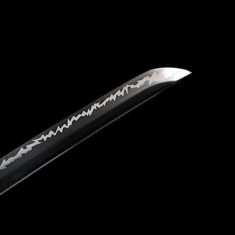 Hand forged Hattori Hanzo Katana Sword crafted by traditional swordsmith techniques