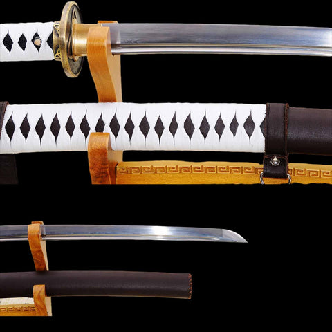 hand forged Michonne katana traditional craftsmanship detail