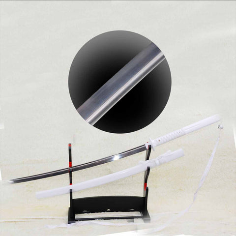 Hand forged Rukia Kuchiki katana sword with authentic Zanpakuto design