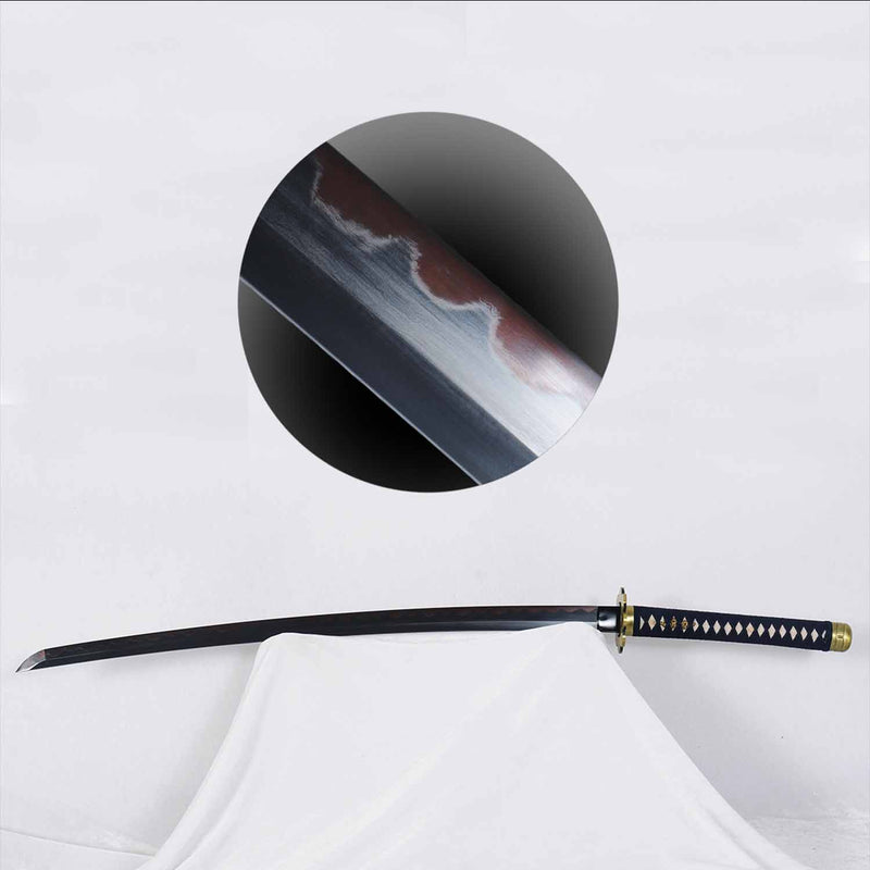 One Piece Roronoa Zoro Shusui Katana Sword Hand Forged Folded Steel 