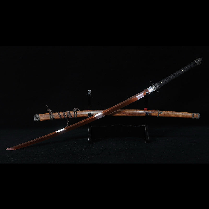 Handmade Sekiro Red Blade Undead Katana Replica Collector Sword 