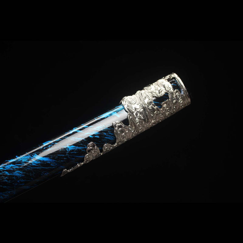 Ghost of Tsushima Katana Sword Handmade T10 Clay Tempered Samurai Blade 