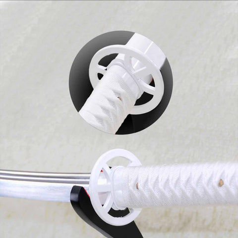 Iron tsuba guard on Rukia Kuchiki Sode no Shirayuki zanpakuto