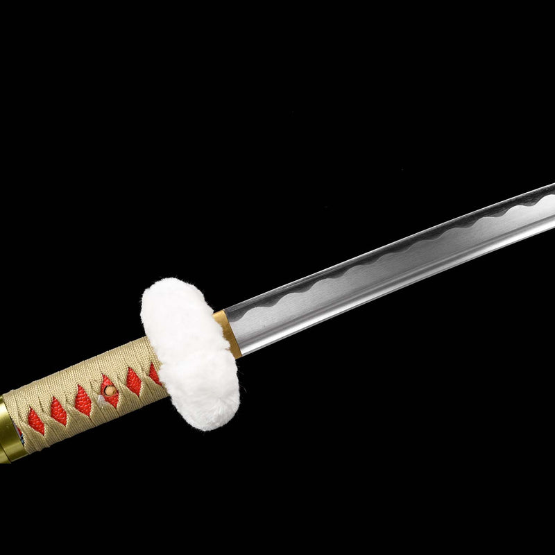 One Piece Trafalgar Law Kikoku Sword – Handmade 1060 Carbon Steel Katana 