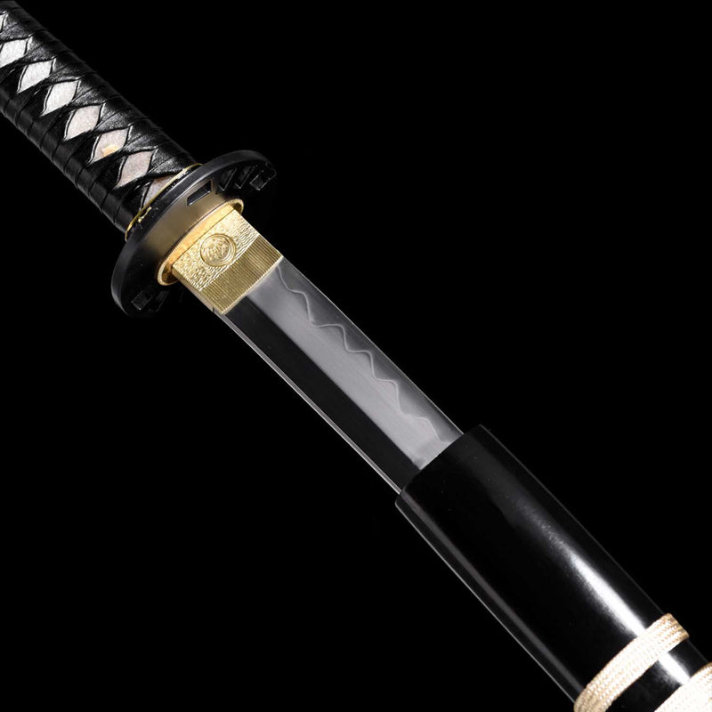 Kill Bill Samurai Katana Sword Handmade T10 Clay Tempered Full Tang 