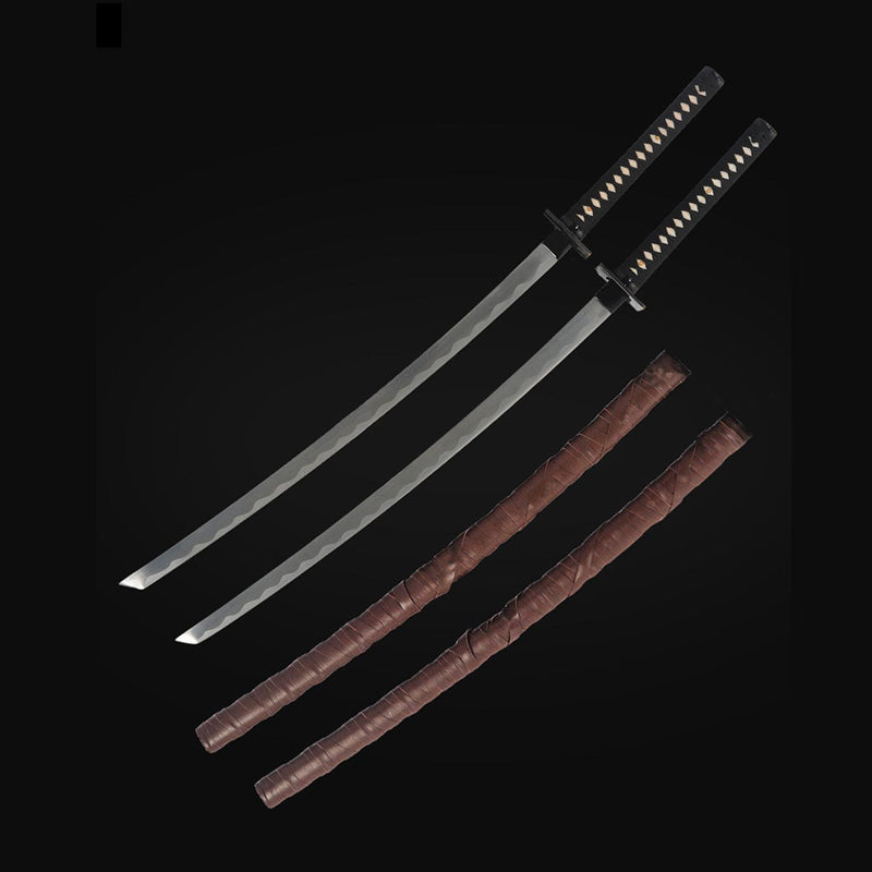 Deadpool Double Katana Sword Set – Hand Forged Marvel Replica 