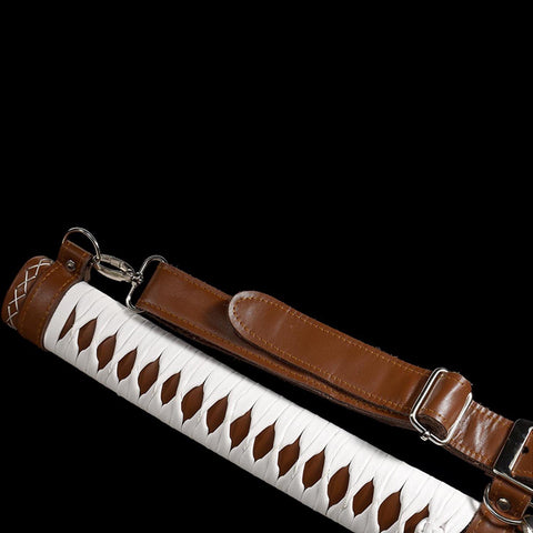 Michonne katana leather sling back carry strap