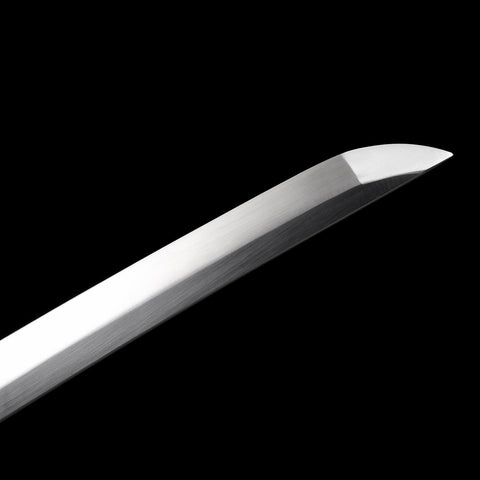 Kissaki tip detail of Michonne katana blade