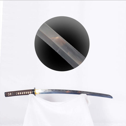 michonne katana sword 9260 spring steel blade detail