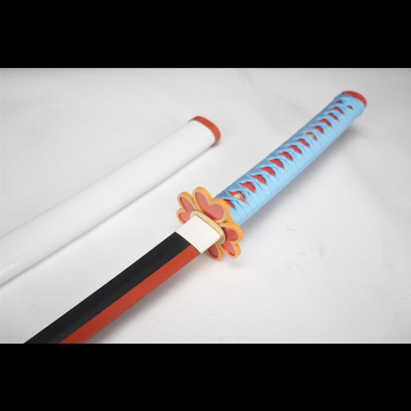 Demon Slayer Mitsuri Kanroji Nichirin Katana Handmade 1045 Steel Sword 